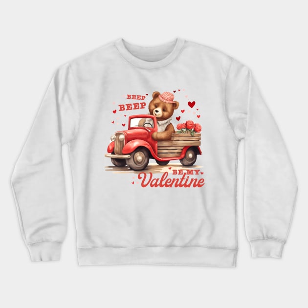 Valentines day gift for her Crewneck Sweatshirt by Positively Petal Perfect 